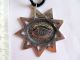 Bahai Silber 925 Punze Judaika Jewish Islam Persien Religion Hebrew Stern Auge Afrika Bild 1