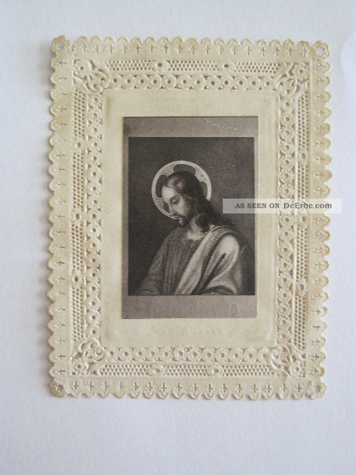 Sehr Altes Heiligenbild Holy Card 