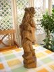 Grosse Holzfigur - Rübezahl - Waldschrat - Berggeist - Deko - Geschnitzt - 44cm Holzarbeiten Bild 1