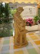 Grosse Holzfigur - Schreiner - Zimmermann - Deko - Geschnitzt - 38 Cm Holzarbeiten Bild 1