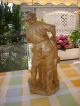 Grosse Holzfigur - Schreiner - Zimmermann - Deko - Geschnitzt - 38 Cm Holzarbeiten Bild 2