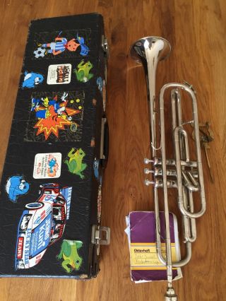 K&h Kühnl Trompete - Nr.  84627 Musikinstrument Mit Koffer Bild