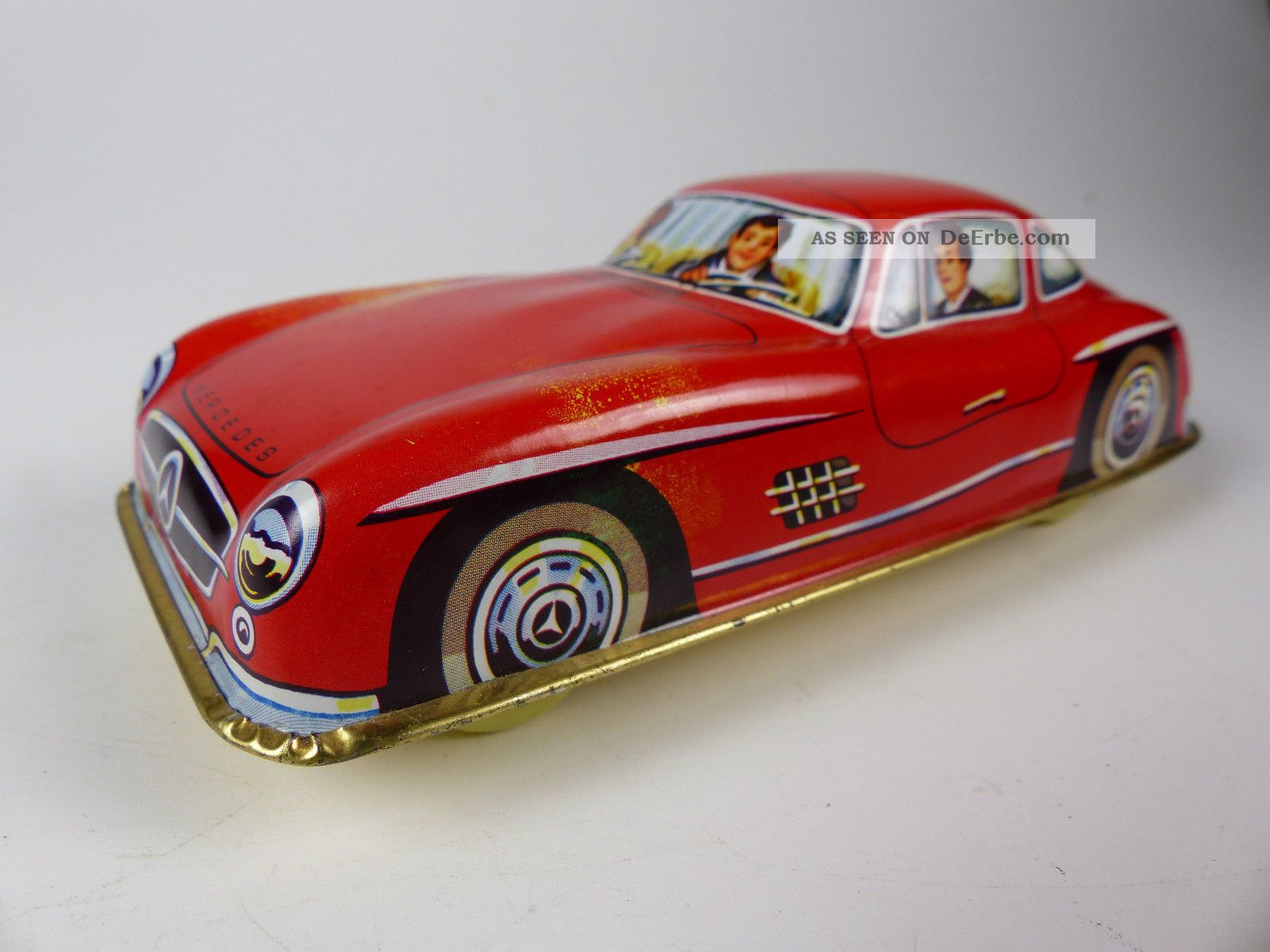 Joyax Mb 300sl Gullwing Modell Tinplate - Höfler Nachbau - 1980er Jahre Blech Original, gefertigt 1945-1970 Bild