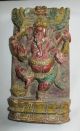 Wandreliefe Ganescha Hinduistische Gottheit Holz Schnitzerei Asiatika: China Bild 1