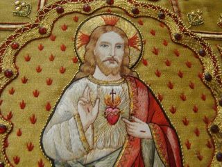 Prunk - Messgewand Jesus - Casel Gold Bassgeige Kirchengewand Vestment Bild