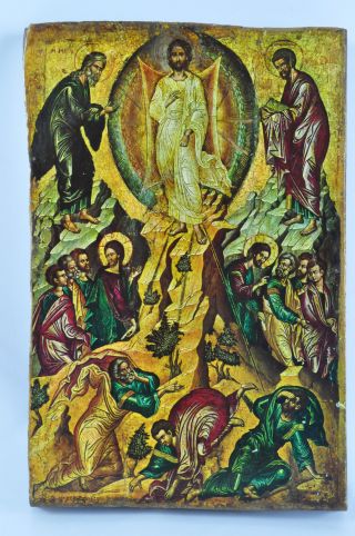 Ikone Auferstehung Jesus Wandtafel Russian Icon Heilige Tafel 06 - D - Ak Bild