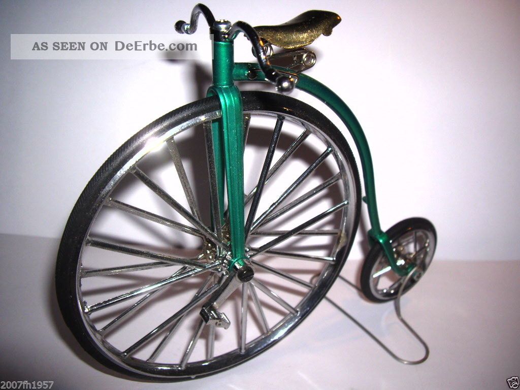 Miniatur Fahrrad Modell 1:10 – Vintage Design Aus Metalllegierung, 18 Cm, Schwarz, Deko & Geschenk