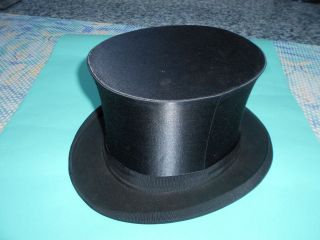 Antik Chapeau Claque Zylinder Uralt Hut Kopfbedeckung Funktionsfähig Bild