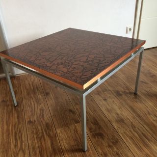 Seltener Ausgefallener Tisch Couchtisch Beistelltisch Metallgestell 60er 70er Bild