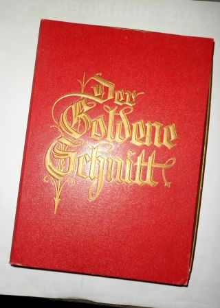 Der Goldene Schnitt Aigenberger & Albers - Seltene Ausgabe Buchkassette 1938/39 Bild