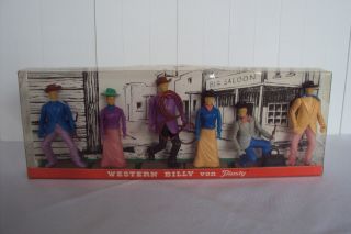 Western Billy Von Plasty,  Wildwest Figuren 60er J.  Ovp Bild