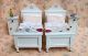 Kl.  Antike Puppen Betten Gebr.  Schneegass Puppenstube Schlafzimmer Um 1910 Rar Original, gefertigt vor 1970 Bild 8