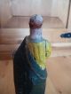 Kleine,  Alte,  Holzfigur - Petrus - Geschnitzte Figur - Heiligenfigur Antike Bild 6