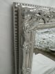 Großer Wandspiegel Spiegel Barock Stil Bad Flur Antik - Silber Holz 54x44x5cm Spiegel Bild 3