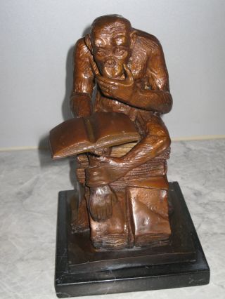 Alte Bronze Figur,  Skulptur,  Ca.  4,  8 Kilo Signiert Bild