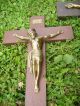2 Jesuskreuz,  Jesus Am Holzkreuz,  Holz - Kreuz Hauskreuz Wandkreuz Kruzifix Skulpturen & Kruzifixe Bild 1