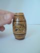 Kleine Tonne Aus Holz - Nadelbehälter - Nadeltönnchen Um 1900 Nähutensilien Bild 4