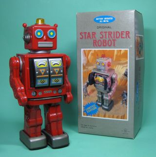 Star Strider Robot Roboter Red Made By Sh Horikawa Japan Bild