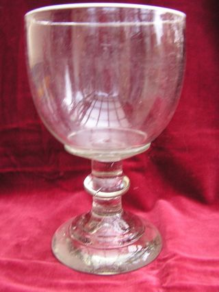 Biedermeier Weißbier Weisse - Glas Weissrandglas Berlin Um 1850 Bild
