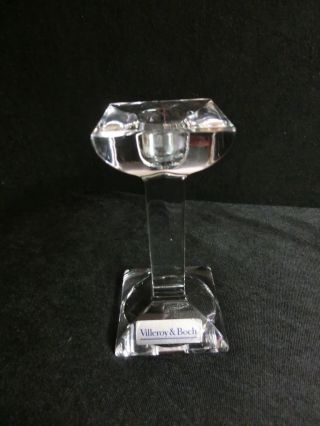 Kerzenständer Leuchter Villeroy& Boch Glas Kristall Bild