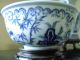 Chinese Blue & White Porcelain Xuande Mark - Alte Handbemalte Schale Kumme China Asiatika: China Bild 2