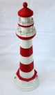 Leuchtturm Holz 55cm Zur Dekoration Maritim Geschmückt Lighthouse Maritime Dekoration Bild 2