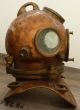 ,  Alter Draeger Taucherhelm Aus Messing, Maritime Dekoration Bild 3