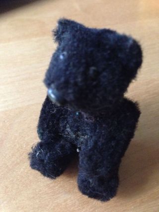 Sehr Schöner Alter Schuco Mini - Teddybär - Ca 7 Cm Schwarz Bild