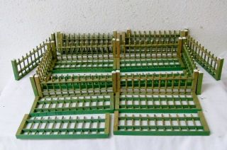 20 St Erzgebirge Gartenzaun Zoo Paradiesgarten Pyramide Unbenutzt 4 Meter 1920 Bild