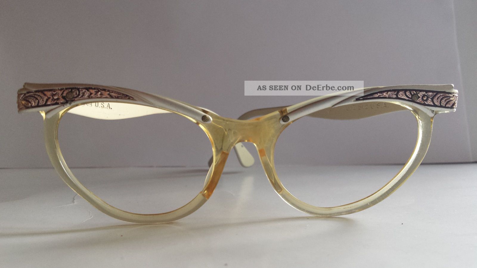 Brillengestell Usa 50er Brille Cat Eye Rockabilly Rockabella 1950 Accessoires Bild