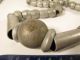 Alte Große Aluminiumperlen Äthiopien Old Aluminium Beads Perles Afrozip Entstehungszeit nach 1945 Bild 3