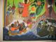 Kleines Fastentuch Hungertuch Jacques Chèry 1982 Welt Der Bibel 119x73 Misereor Votivbilder & Sakralmalerei Bild 2