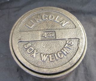 Alte Gußstahl Gewichte Lincol Box Weights Bild