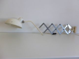 Helo Lampe,  Scissor Lamp,  Wall Lamp,  Scherelampe 50er 60er Bauhaus,  Dell Kaiser Bild