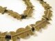 Schöner Strang Messingperlen Gelbguß Brass Beads Baule Akan Baoule Afrozip Entstehungszeit nach 1945 Bild 1