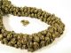 Schöner Strang Igbo Bugs Messingperlen Gelbguß Brass Beads Nigeria Afrozip Entstehungszeit nach 1945 Bild 2