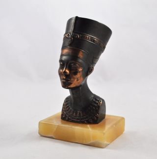Nofretete - Bronze - Büste - Figur - Kopf - Ägypten - Bronce Figure Egypt (2) Bild