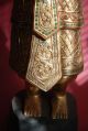 88 Cm Buddha Figur Skulptur Holz Antik Tempel Thailand Tibet Indien Handgemacht Entstehungszeit nach 1945 Bild 4