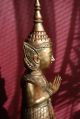 88 Cm Buddha Figur Skulptur Holz Antik Tempel Thailand Tibet Indien Handgemacht Entstehungszeit nach 1945 Bild 6