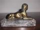 Sphinx Bronze Marmorsockel Briefbeschwerer Bronze Bild 1