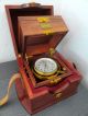 Russischer Marine Chronometer Poljot 6mx Kirowa 56h,  Cccp,  Schiffschronometer Technik & Instrumente Bild 4