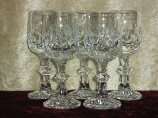 5 Edle Kristall Likör - Gläser Glas,  Antik,  Geschirr,  Art,  Wein,  Blei,  Schnaps,  Feier Bild