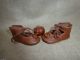 Leder Puppenschuhe Für Alte Oder Moderne Puppe / Leather Shoes For Antique Doll Porzellankopfpuppen Bild 1