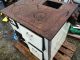 Alter Holzofen Eiwoki D.  R.  G.  M.  Holzherd Ofen Backofen Mit Heizungs Anschluss Original, vor 1960 gefertigt Bild 2
