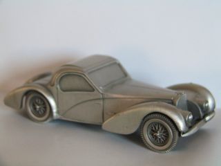 Zinn - Figur Zinnauto - Bugatti 57s Atlante 1937 Germany Sammlerstück Bild