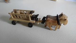 Leiterwagen Mit Ladung Seiffener - Miniatur - Sammelsortiment Dregeno Bild