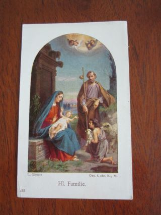 Heiligenbild Gnadenbild Andenkenbild Andenken An Die Heilige Mission 1914 Bild