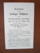 Heiligenbild Gnadenbild Andenkenbild Andenken An Die Heilige Mission 1914 Rel. Andenken & Mitbringsel Bild 1