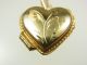 Schönes Herz Medaillon 585 Gelbgold Feine Florale Verzierung Schmuck & Accessoires Bild 2