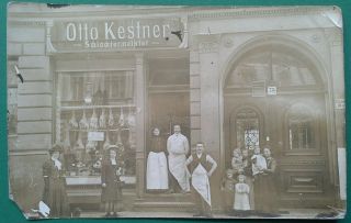 Schlächtermeister Otto Kestner / Berlin Um 1900 Bild